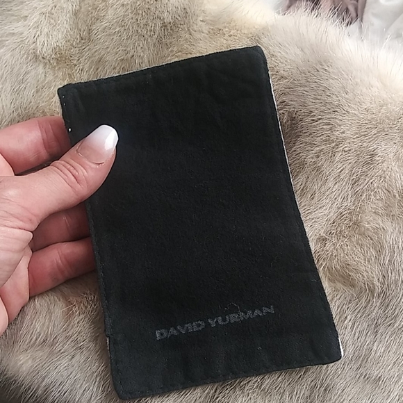 David Yurman Jewelry Pouch & Polishing Cloth 2 Set - Picture 5 of 6